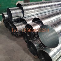 機制星鐵螺旋通風(fēng)管道DN200 風(fēng)管配件鍍鋅氣動插板風(fēng)閥