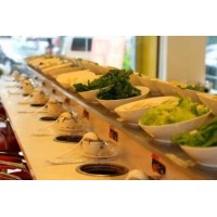 合肥回轉(zhuǎn)火鍋輸送帶 旋轉(zhuǎn)自助火鍋設備怎么賣