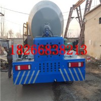 自裝料水泥攪拌車 濟寧金億重工自動鏟料水泥罐車