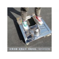 旱廁不銹鋼蹲便器采用304優(yōu)質材料壽命長排污效果好 詳情電聯(lián)
