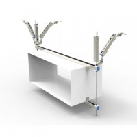 山東矩形通風風管雙向抗震支架抗震支吊架