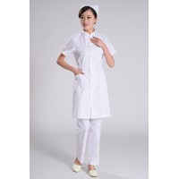 醫生服夏裝短袖男女醫師服長袖實驗室美容院藥房工作服