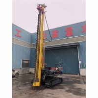 現(xiàn)貨出售履帶式光伏打樁車 光伏伸縮款打樁機(jī) 履帶打樁機(jī)