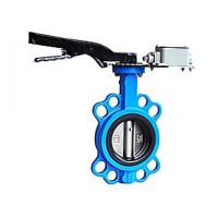 手柄軟密封蝶閥（帶行程開關）