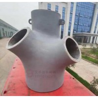 成都人行跨橋鋼結構分叉柱鑄鋼件節點