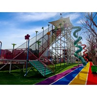無動力游樂場天空步道游樂設(shè)備制造廠家