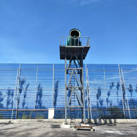 50米不銹鋼防爆型霧炮機  礦山拖車式噴霧機  現(xiàn)貨