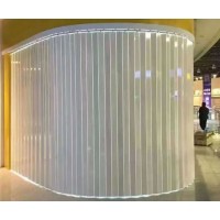 水晶折疊門，高鐵站地鐵站火車站水晶卷簾門河北生產廠家